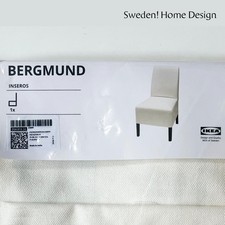 Ikea BERGMUND Chair cover, medium long, Inseros white - NEW - 204.810.36 picture