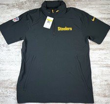 Nike Pittsburgh Steelers 1/2 Zip Coach Jacket Men’s Small NWT NFL $85 picture