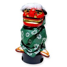 Japanese Large Shisa Shishimai Kaga Lion Dance Guard Okinawan Talisman Craft S58 picture