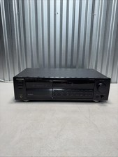 Kenwood KX-5530 Stereo Cassette Deck Black Auto Reverse Dolby NR Auto Bias picture