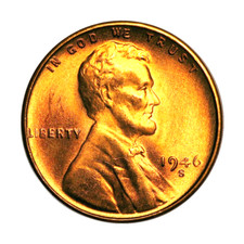 ✅ 1946 S Lincoln Wheat Cent Choice GEM BU 1c Uncirculated Coin From OBW Roll picture