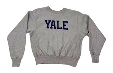 Vintage Y2K Champion Yale University Reverse Weave Sweatshirt Men's Medium picture