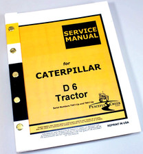 Service Manual For Caterpillar D6 D6C Crawler Tractor Dozer  74A1 Up 76A1 Up picture