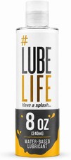 LUBELIFE Water Based Personal Lubricant 8oz Toy & Condom Safe Long Lasting picture