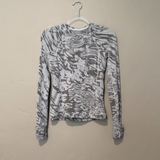 Lululemon It’s Rulu Run Long Sleeve Jacquard Womens 2 Camo Top Activewear Yoga picture