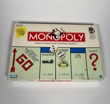 Vintage 1999 Monopoly Board Game Parker Brothers Hasbro Complete 11 Metal Tokens picture