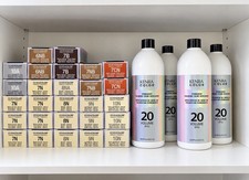 Kenra Color Permanent Hair Color 32ct 3 oz + 20 Vol Developer Bulk Lot picture