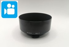 🎦VIDEO👀✨MINT✨ Nikon Metal Lens Hood HS-7 From JAPAN picture