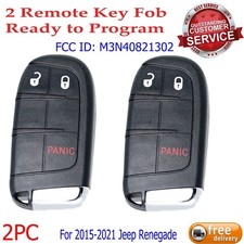 2 Smart Prox Remote Key Fob for 2015 2016 2017 2018 2019 2020 2021 Jeep Renegade picture