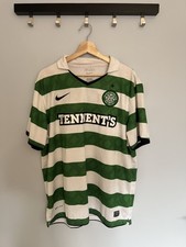 Celtic 2011/12 home shirt size XL nike white green men's picture