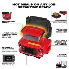 Milwaukee 0811-20 M18 Jobsite Lunch Warmer New w/Warranty picture