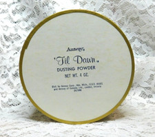 Vintage Amway Til Dawn Dusting Powder w/ Puff 4 oz Brand New Sealed Discontinued picture