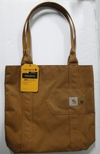 Carhartt Gear B0000378 Vertical Open Tote One Size Fits All Brown New w/Tags  picture