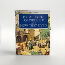 Vintage 1974 Great People Of The Bible And How They Lived Hardcover Book picture