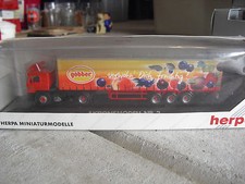 RARE Herpa Private HO 1/87 MAN F2000 Gobber Tractor Trailer Truck NIB picture