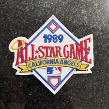 1989 MLB All Star Game In California Angels Anaheim Stadium Reagan Jersey Patch picture