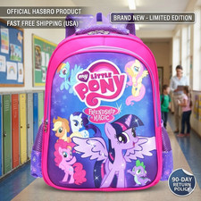 NEW Pony Girls Backpack Cartoon School Bookbag Back to School Gift picture