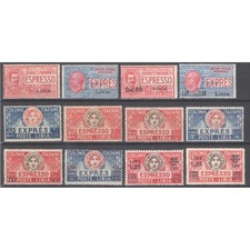 LIBYAN COLONIES 1915 1921 1922 1923 EXPRESSED 12 V. G.I MNH** picture