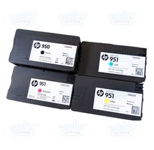 4pk Genuine HP 950 Black & 951 3-Color OfficeJet 8620 8600 8630  picture