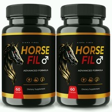 HorseFil Capsules for Men, Horse Fil Pills, Male Performance Supplement - 2 Pack picture