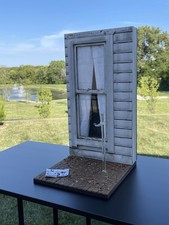 1/6 Custom Halloween Michael Myers House Diorama W/ Clear Figure Pole picture