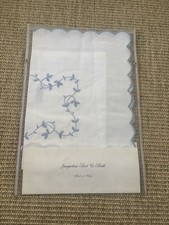 NIP Luxury Italian Embroidered Bedding, Egyptian Cotton Sateen New in Package picture