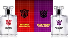 Transformers 40th Anniversary Autobot & Decepticon Eau de Parfum Set 50ml x2 picture