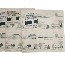 Harvard MA Vtg Gift Wrap Fruitlands Alcott Shaker Meeting House Wrapping Paper picture