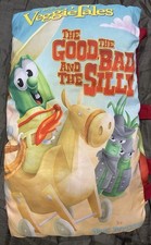 Veggie Tales The Good, Bad , And The Silly Huge Plush Book, Vintage Collectible  picture