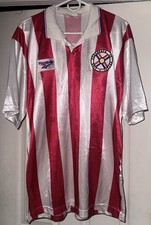 Vintage Reebok Paraguay National Team Soccer Jersey Mens Size Large Football picture