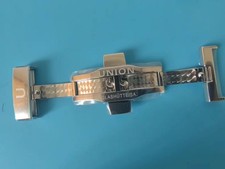 UNION GLASHÜTTE SA Stainless Steel 20mm Deployment Deployant Clasp Buckle picture