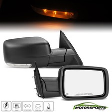 Towing Mirrors For Dodge Ram 2009-2018 Power Heated+Puddle Lamp+Temp Sensor picture