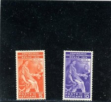 Vatican 1935 Scott# 41-2 Mint HInged picture