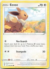 Eevee 125/203 Common Evolving Skies Pokemon Near Mint picture
