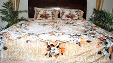 ☀️Thick Heavy 12+ POUND Korean Mink Style Soft KING D Borrego Reversible Blanket picture
