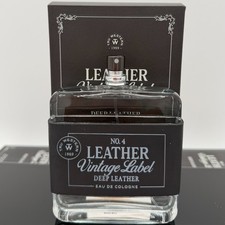 Tru Western Men's Vintage Label Deep Leather No 4. 3.4oz Cologne 98089 No cap picture