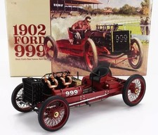 Exoto 1902 Henry Ford #999 Race Car 1:18 Diecast + Barney Oldfield Coin + Photo picture