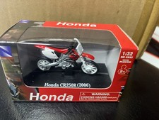 New Ray QTY 4 Honda Yamaha Kawasaki Suzuki Dirt Bike Toy CR250 KX250 YZ RM 06227 picture