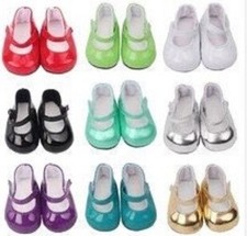 Footwear, Mary Jane Shoes Patent Leather, 12 Colors Designed for 18