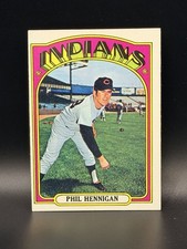 1972 Topps #748 Phil Hennigan Cleveland Indians High Number picture