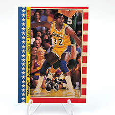 Fleer 1987-88 Stickers Magic Johnson #1 Los Angeles Lakers NBA Insert picture