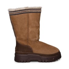 UGG CLASSIC TALL TRAILGAZER CHESTNUT LEATHER WATERPROOF WOMEN'S BOOTS SIZE US 10 picture