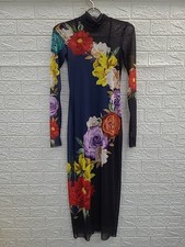 New W/Defect  AFRM Shailene Placement Print Midi Dress Women's US Size XS picture