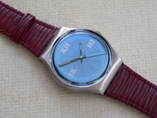 1991 Swatch Watch Leather band Plaza GX121 designed by Georgio Gali picture