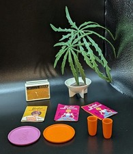 VINTAGE MISS BARBIE GO TOGETHER FURNITURE CUPS PLATES RADIO Plant Magazines 1964 picture