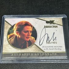 2026 JURASSIC PARK CRYPTOZOIC CZX JULIANNE MOORE SARAH HARDING AUTO #d 386/405 picture
