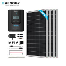 Renogy 400W 12V Solar Premium Kit (4x100W Panel+40A MPPT+Bluetooth) For RV/Cabin picture