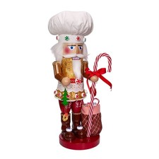 Gingerbread Santa Chef Wood Christmas Nutcracker Made in Germany by Steinbach picture
