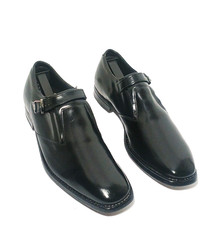 VTG Johnston Murphy Crown Aristocraft Monk Strap Golf Shoes US 9.5 C/A Black USA picture