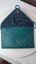 Vintage used woven forest green 11.5
